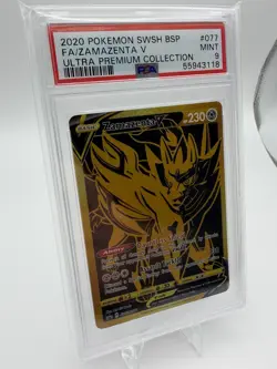 Pokemon Zamazenta V SWSH077 Sword & Shield Promo Holo English 2020 PSA 9 - Image 2