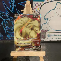 Pokemon TCG Ninetales V 177/192 – Rebel Clash – Full Art – NM - Image 1