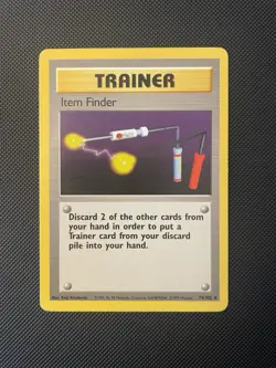 Item Finder 74/102 - Base Set - Pokemon TCG Non Holo - Image 1