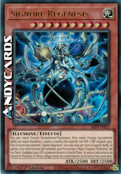 SIGNORE REGENESIS • (Regenesis Lord) • Ultra R • ALIN IT017 • 1Ed • Yugioh! - Image 1