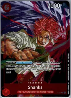 Shanks (Event Pack Vol. 6) P-083 English One Piece Promo Card - NM - Image 1