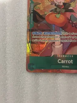 One Piece TCG Two Legends OP08-023 Carrot SR Alt Art Parallel English NM - Image 4