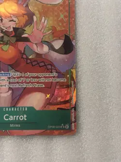 One Piece TCG Two Legends OP08-023 Carrot SR Alt Art Parallel English NM - Image 5