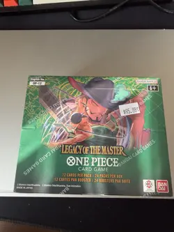 One Piece TCG Legacy of the Master OP-12 Booster Box English Sealed - Image 1