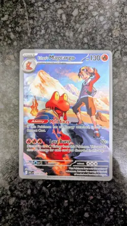 POKEMON Ethan's Magcargo CARD 222/217 - Great Condition - Image 1