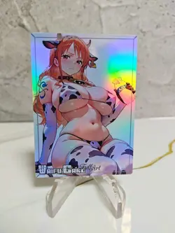 Nami Trading Card Waifu Goddess Story Anime Girl holo Karte Manga Full Art - Image 1