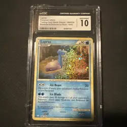 Lapras - Pokemon - CGC 10 GEM MINT - 008/034 CLB TCG - Holo Card English - Image 1