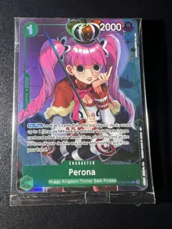 Dracule Mihawk (Illustration Box Vol.4) ST12-003 and Perona OP09-034 promo cards - Image 4