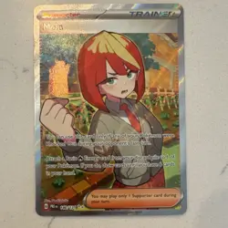 Pokemon TCG Full Art Holo Trainer Supporter Card Lot Mela Tyme Surfer Brassius - Image 3