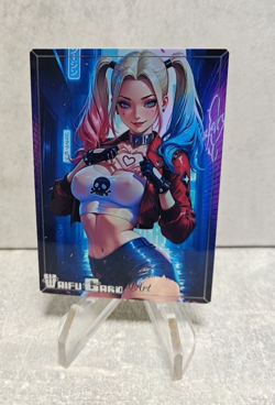 Harley Quinn Trading Card Waifu Goddess Story Anime Girl holo Karte Manga Full - Image 1