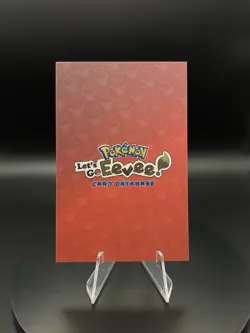 Eevee Celebi Poncho Let’s Go Eevee Card Database Gold Cracked Holo Pokemon - Image 3