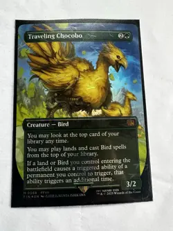 Traveling Chocobo (Borderless) (Chocobo Track Foil) Final Fantasy Foil - Image 1