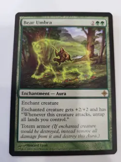 Bear Umbra - Rise of the Eldrazi (ROE) - NM - MTG - Image 1