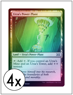 4x Urza's Power Plant, Foil, Magic the Gathering, MTG NM - Image 1