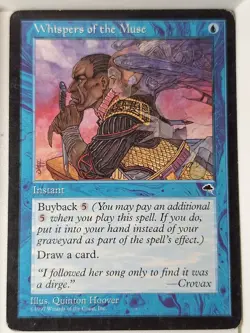Whispers of the Muse - Tempest - Magic the Gathering MTG Nice! - Image 1