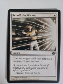 Magic The Gathering Planar Chaos #12 Rebuff the Wicked Uncommon MTG TCG CCG - Image 1