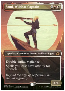 Edge of Eternities #301 Sami, Wildcat Captain (Borderless) - Image 1