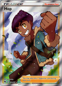 Hop 073/073 (NM) Ultra Rare Sword & Shield: Champions Path 2020 Pokemon Card - Image 1