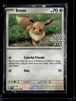 Eevee 133/165 / (Holiday Calendar) Sealed 2023 (NM) / Pokemon TCG - Image 1