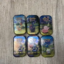 6X Pokemon TCG MEGA Evolutions Ascended Heroes Mini Tins Sealed QUICK DELIVERY - Image 1
