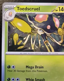 Toedscruel 018/142 Uncommon Scarlet & Violet: Stellar Crown Pokemon TCG - Image 2