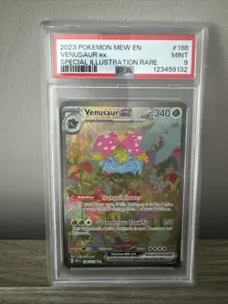 2023 Pokemon EN Venusaur Ex Special Illustration Rare PSA Mint 9 #198 - Image 1