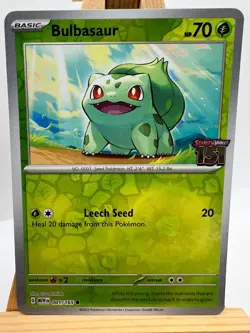 Pokemon TCG - S&V 151 - 001/165 Bulbasaur - Best Buy Stamped Promo - NM/M - Image 1