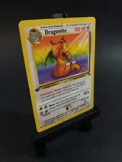 Dragonite Fossil Non Holo 1999 1st Edition Pokemon TCG Card 19/62 - Image 5