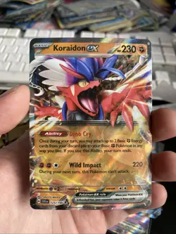 Pokemon TCG Koraidon ex Scarlet & Violet - Base Set 125/198 Holo Double Rare - Image 1
