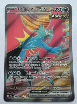 Pokemon TCG - Roaring Moon ex - 229/182 - SV04: Paradox Rift NM - Image 1
