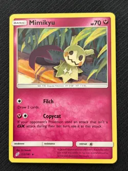 Mimikyu 112/181 Team Up- Non Holo ~ Sweet & Spooky - Pokemon TCG - Image 1