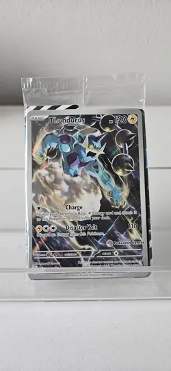 Thundurus SV209 Sealed Pokemon Center Stamped Black Bolt Black Star Promo - Image 1