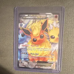 Pokemon Flareon EX Full Art Ultra Rare Holo RC28/RC32 Generations 170 HP - Image 1