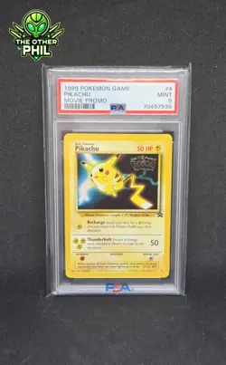 PIKACHU Movie Promo #4 1999 Pokemon Game PSA 9 MINT - Image 1