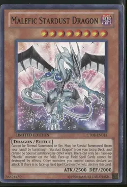 Malefic Stardust Dragon CT08-EN014 Limited - Yu-Gi-Oh! TCG Super Rare - Image 1