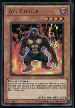 Ape Fighter (5D's Duel Transer) YDT1-EN001 Unlimited - Yu-Gi-Oh! TCG Ultra Rare - Image 1