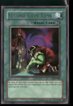 Second Coin Toss LOD-083 Unlimited - Yu-Gi-Oh! TCG Rare - Image 1