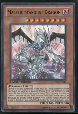 Malefic Stardust Dragon CT08-EN014 Limited - Yu-Gi-Oh! TCG Super Rare - Image 1