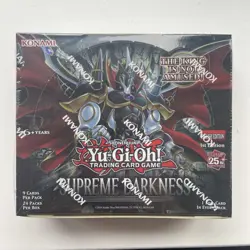Yu-Gi-Oh! TCG Supreme Darkness Booster Box 1st Edition 24 Packs New & Sealed - Image 1