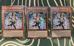 Yugioh Nightmare Apprentice MP25-EN004 Starlight Rare NM - Set Of 3 - Image 1