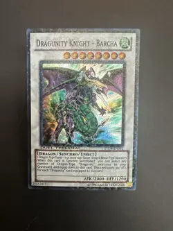 Yugioh Dragunity Knight - Barcha DT04-EN091 Duel Terminal Super Rare Near Mint - Image 1
