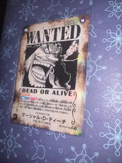 Teach OP09-093 Wanted SR-SPC Emperors in the New World ONE PIECE Card Japanese - Image 5
