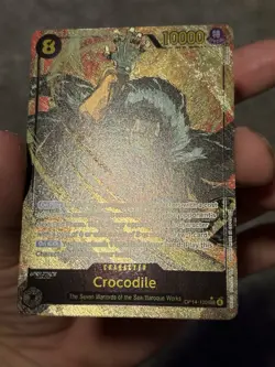 Crocodile OP14-120 Alt Art SEC One Piece Card Game English NM - Image 2