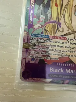 Black Maria OP08-074 Illustration Box Vol. 2 Promo SEALED - Image 5
