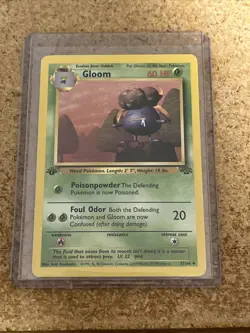 Very Rare 1995 Pokemon Gloom Collector Card #37/64 Very Nice Card! 1st Edition - Image 1