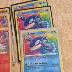 Pokemon Amazing Rare Holo Basic Card Lot 9x Yveltal Reshiram Kyogre 2021 - Image 4