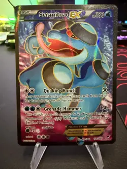 Seismitoad EX - 106/111 Pokemon Furious Fists XY Full Art Ultra Rare Card LP/MP - Image 1