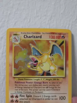 Pokemon Charizard Base Set Holo Rare 120 HP 4/102 Wizards of the Coast Card - Image 4