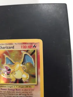 Pokemon Charizard Base Set Holo Rare 120 HP 4/102 Wizards of the Coast Card - Image 5