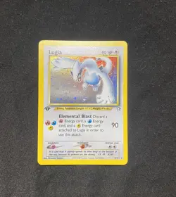 Lugia 9/111 Neo Genesis 1st Edition Holo Rare 90 HP Pokemon Card - Image 3